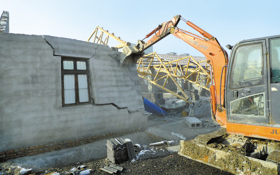 违章建筑拆迁动真格--上虞新闻网