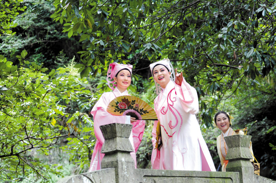 凤鸣古道再现“十八相送”经典爱情--上虞新闻网
