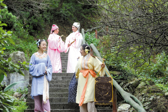 凤鸣古道再现“十八相送”经典爱情--上虞新闻网